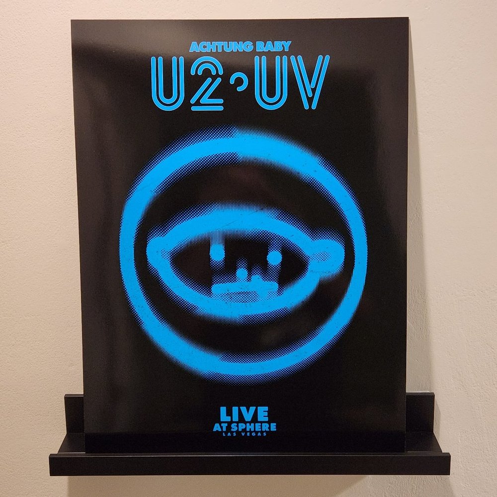 U2 UV Sphere Poster / Baby Face / Achtung Baby Live Week 9 / Official Merch